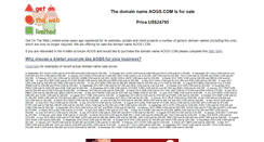 Desktop Screenshot of aogs.com