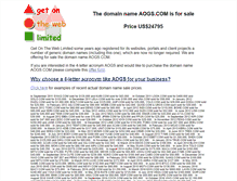 Tablet Screenshot of aogs.com